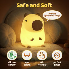 USB Rechargable Capybara Night Light